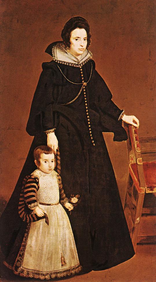 Doua Antonia de Ipeuarrieta y Galds and her Son Luis t